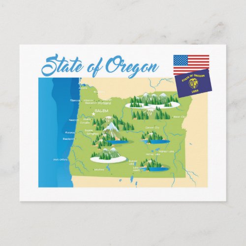 State of Oregon Postcard