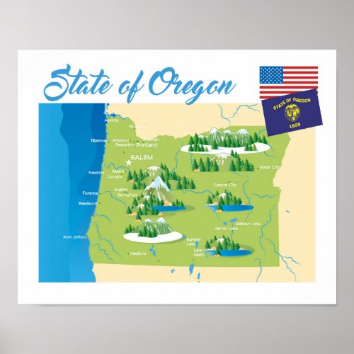 State of Oregon Poster