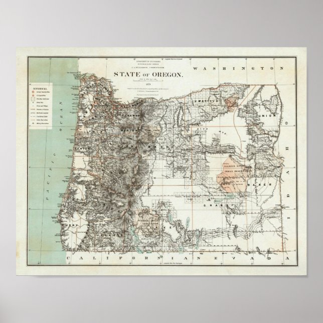 State Of Oregon Poster (Front)