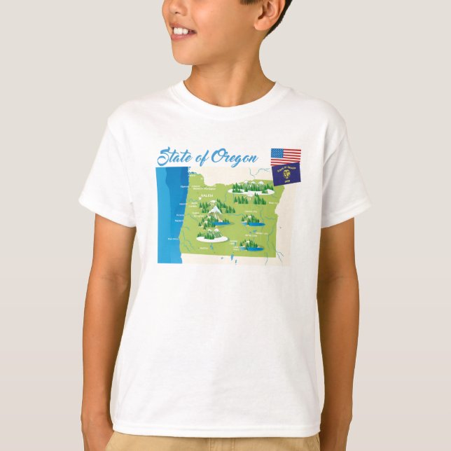 State of Oregon T-Shirt (Front)