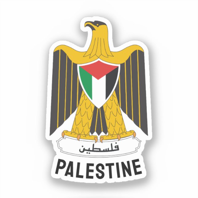 State of Palestine coat of arms Sticker (Front)