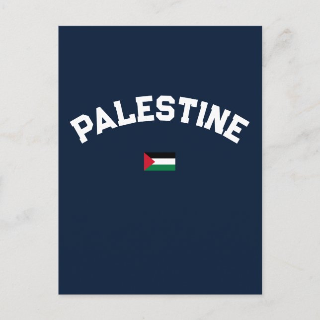 State of Palestine Varsity College University Postcard (Front)