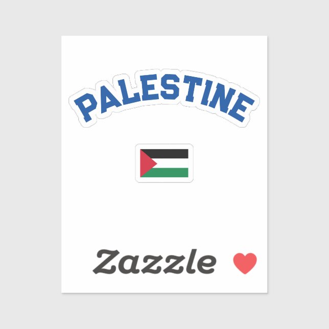 State of Palestine Varsity College University Sticker (Sheet)