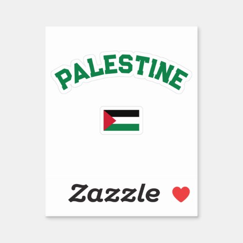 State of Palestine Varsity College University Sticker