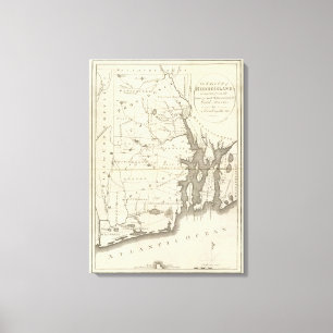 State of Rhode Island 2 Canvas Print