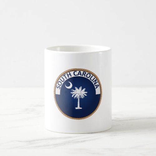 State of South Carolina Flag Seal Coffee Mug