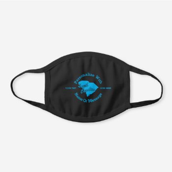 State Of South Carolina Personalized Black Cotton Face Mask by trendyteeshirts at Zazzle