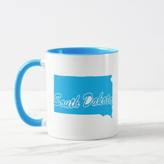State Of South Dakota Shape Mug (Left)
