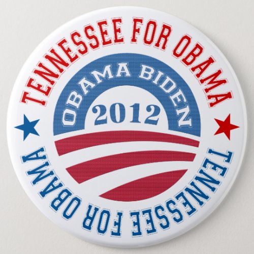 State Of Tennessee For Obama_Obama Biden 2012 Button