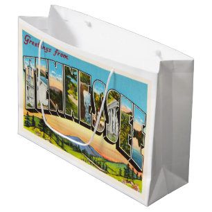 State of Tennessee TN Old Vintage Travel Souvenir Large Gift Bag