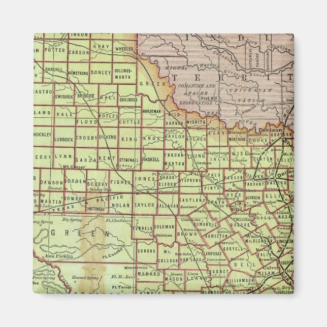 State of Texas 3 Magnet (Front)