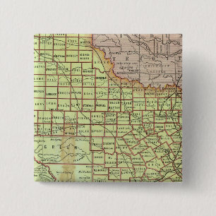 State of Texas 3 Pinback Button