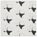 State of Texas and Oil Drilling Rig Fabric
