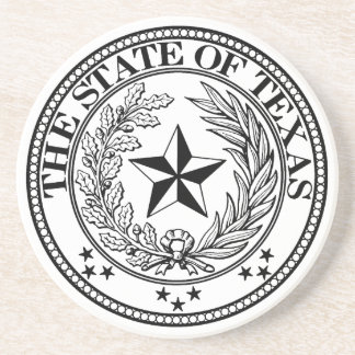 State of Texas Coaster White