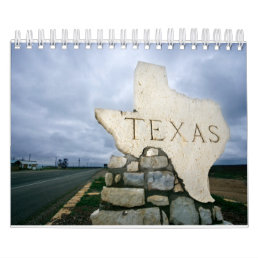 State of Texas Collection Wall Calendar
