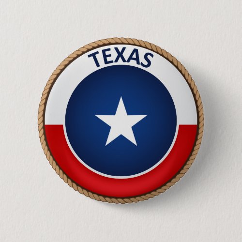 State of Texas Flag Seal Button