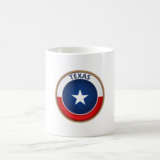State of Texas Flag Seal Coffee Mug (Center)