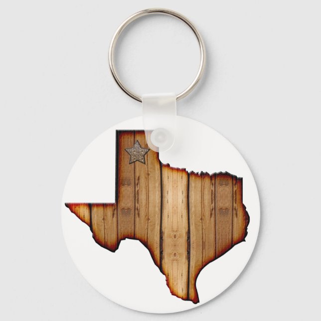 state of Texas Keychain (Front)