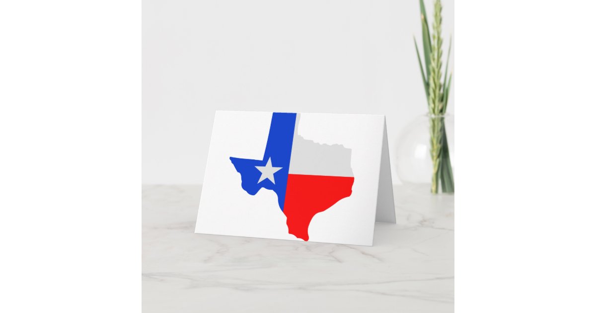 State of Texas Lone Star Card Zazzle