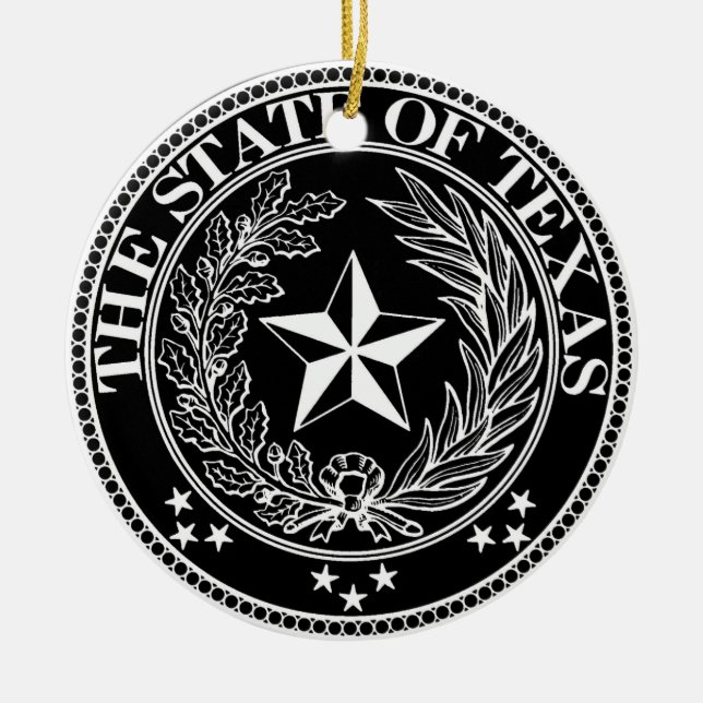 State of Texas Ornament (Front)