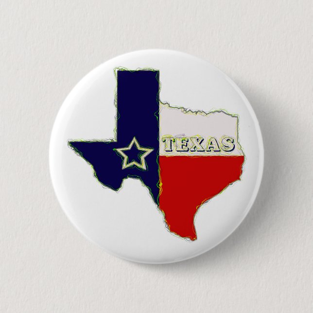 STATE OF TEXAS PINBACK BUTTON (Front)