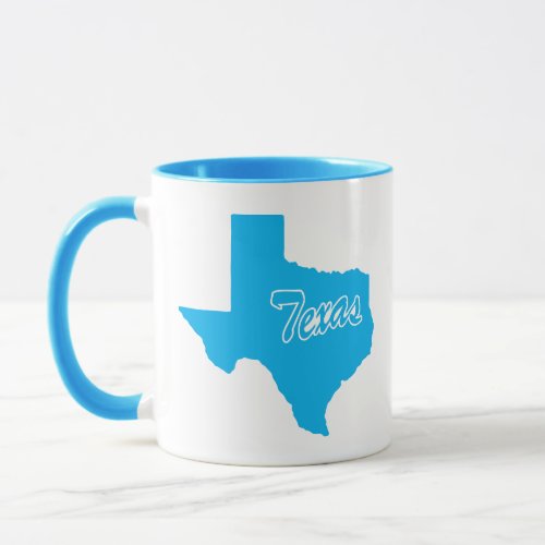 State Of Texas Shape Mug