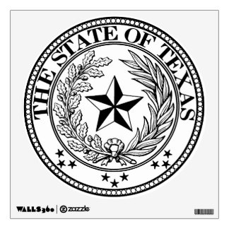State of Texas Wall Decal
