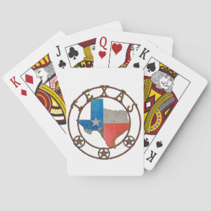 State of Texas Wrought Iron Poker Cards