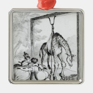 State of the Giraffe, 1829 Metal Ornament