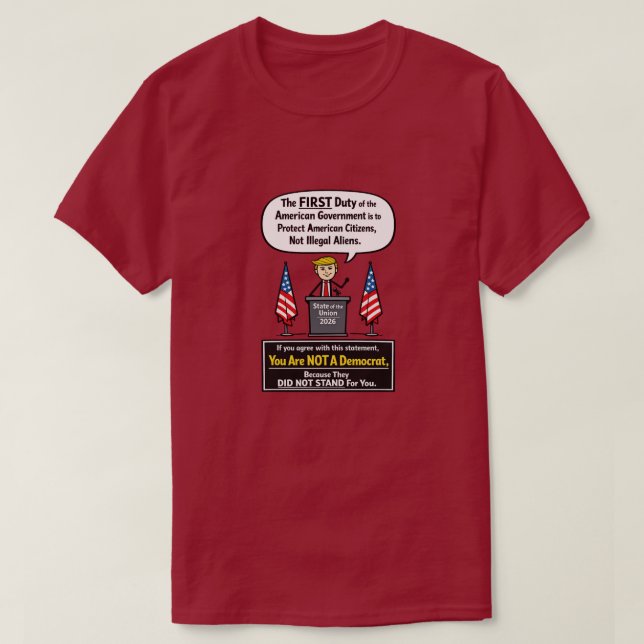 State of the Union 2026 T-Shirt (Design Front)