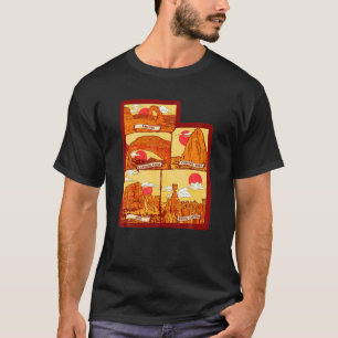 State Of Utah Five National Parks Arches Zion Capi T-Shirt