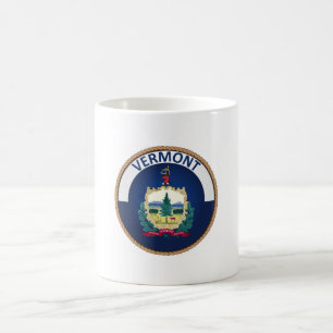 State of Vermont Flag Seal Coffee Mug