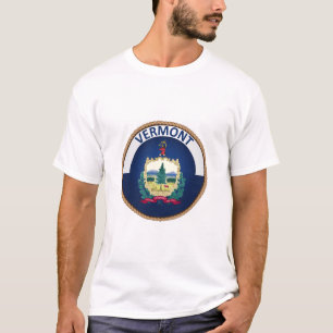 State of Vermont Flag Seal T-Shirt