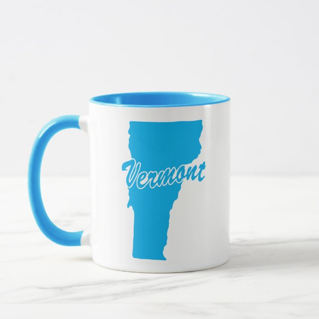 State Of Vermont Shape Mug (Left)
