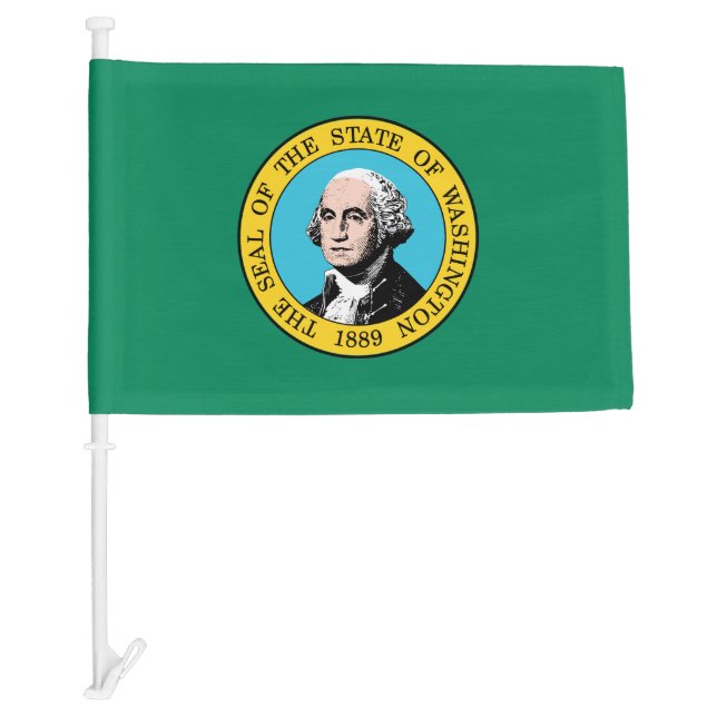 State of Washington Car Flag (Front)