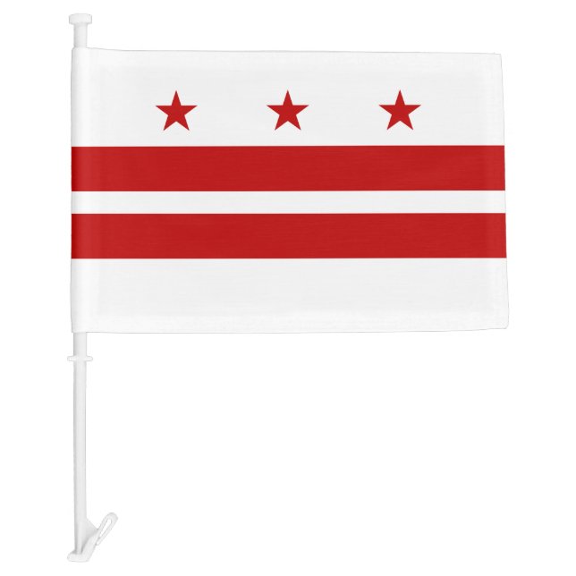 State of Washington DC Car Flag (Front)