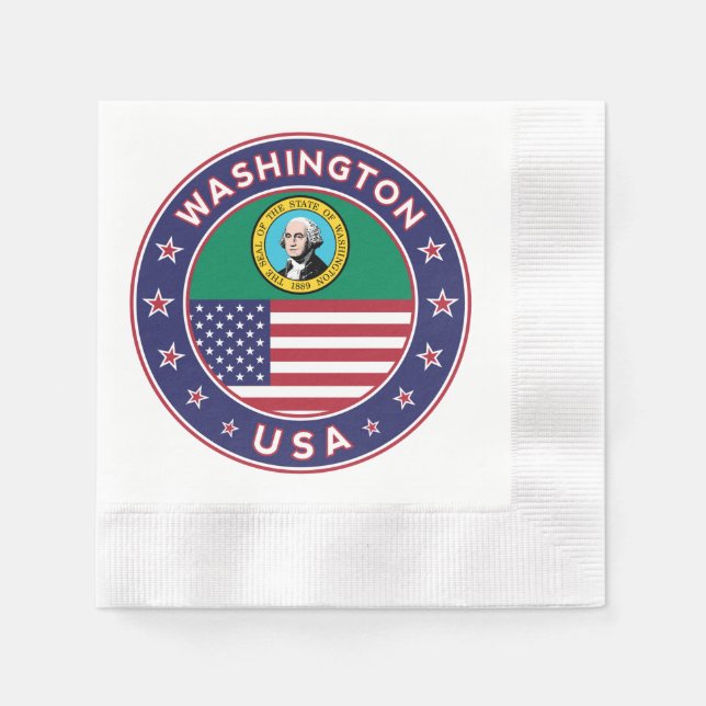 State of Washington Napkins (Front)