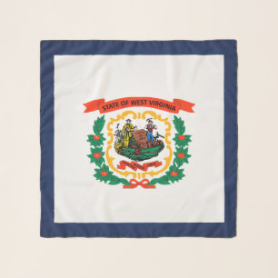 State Of West Virginia Flag Fashion Scarf