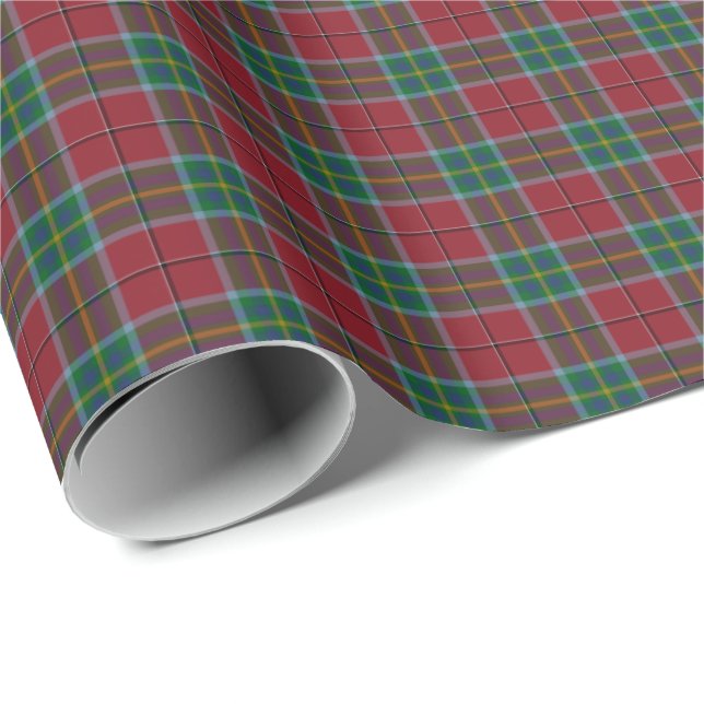 State of West Virginia Tartan Wrapping Paper (Roll Corner)
