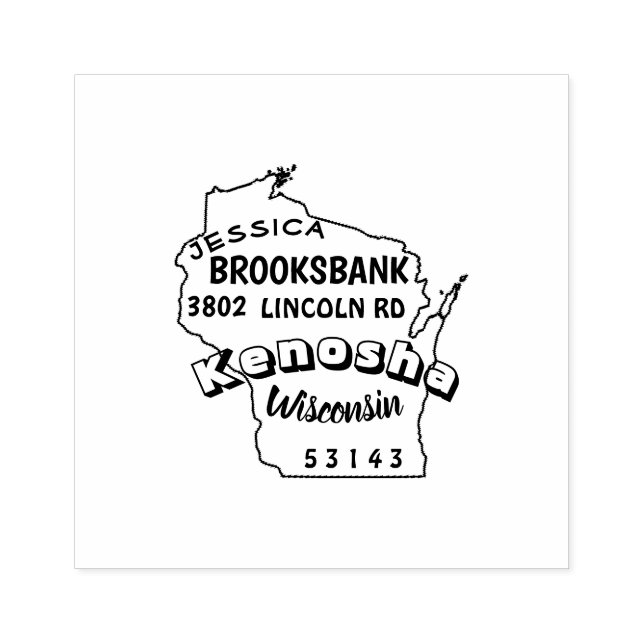 STATE OF WISCONSIN DAIRY LAND RETURN ADDRESS RUBBER STAMP (Imprint)