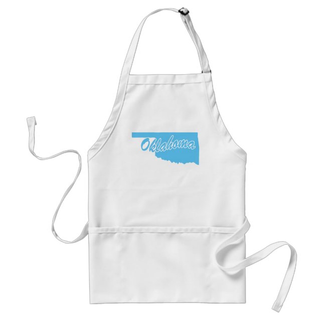 State Oklahoma Adult Apron (Front)