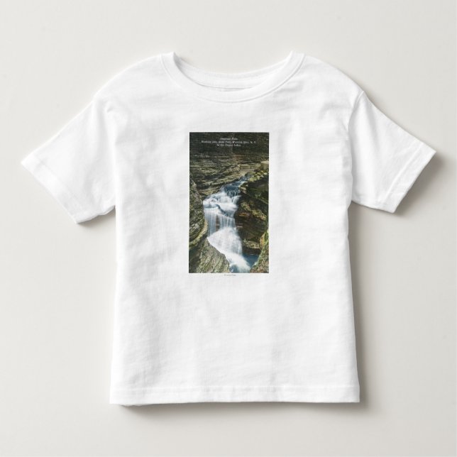 State Park View of Diamond Falls Toddler T-shirt (Front)