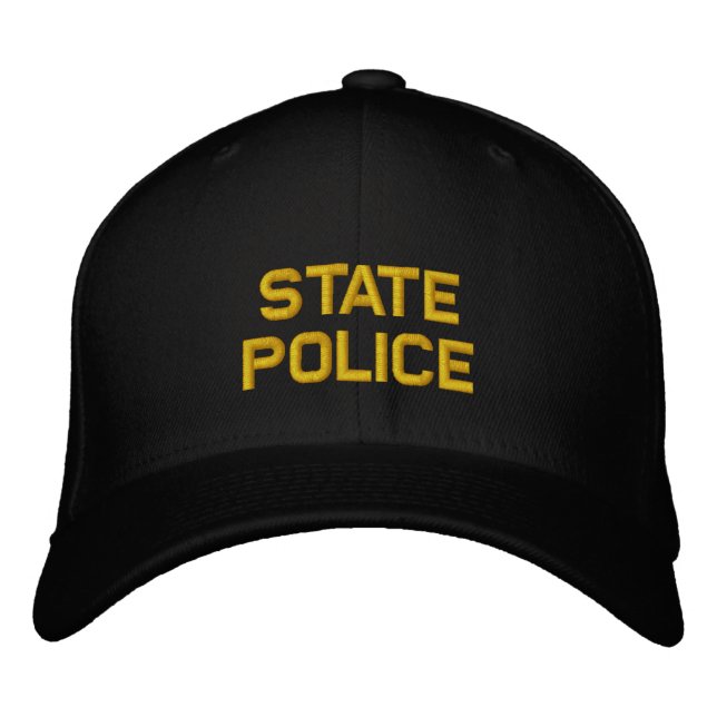 State Police Embroidered Baseball Hat (Front)