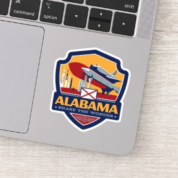 State Pride | Alabama Sticker by AndersonDesignGroup at Zazzle