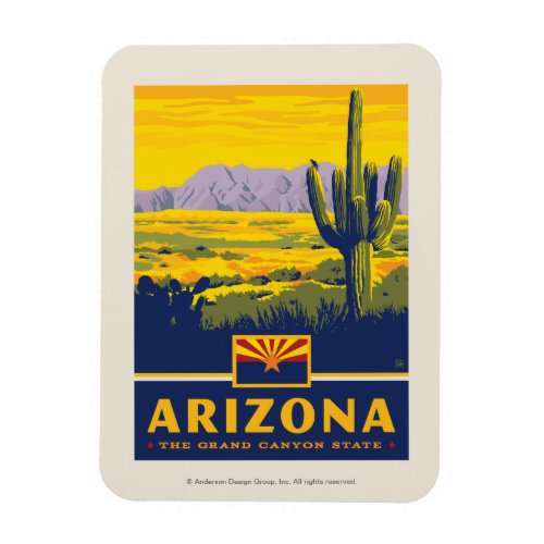 State Pride  Arizona Magnet