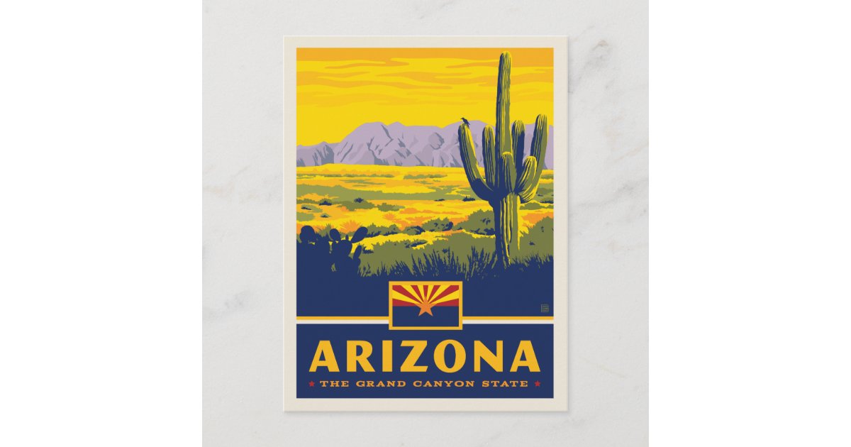 State Pride | Arizona Postcard | Zazzle