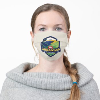 State Pride | Arkansas Adult Cloth Face Mask by AndersonDesignGroup at Zazzle