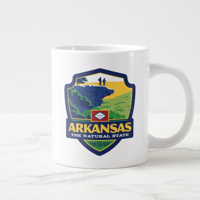 State Pride | Arkansas Giant Coffee Mug (Right)
