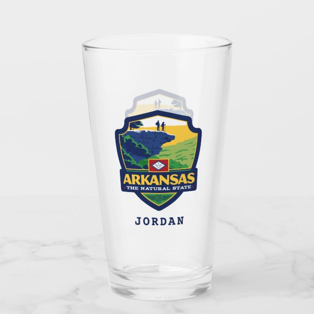 State Pride | Arkansas Glass (Front)