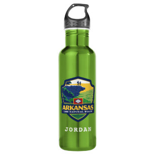 State Pride Arkansas Stainless Steel Water Bottle